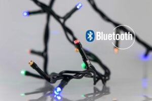 EUROLAMP Bluetooth String Lights 100L Warm White / Multi Color LED (IP44)