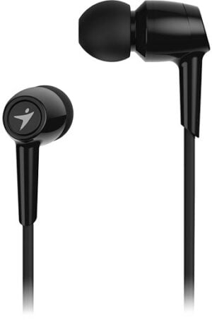 Genius Earphones for Mobile HS-M225  (Black)