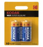 Kodak Max KC-2 Alkaline C Battery (2-Pack)