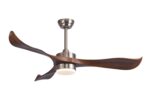 Ceiling Fan Brushed Nickel Plastic Blades