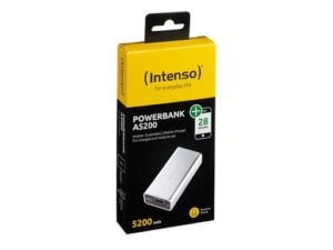 Powerbank Rechargeable Battery 5200mAh Silver