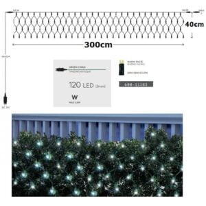 EUROLAMP LED NET 40x300cm Warm White LED NET 40x300cm
