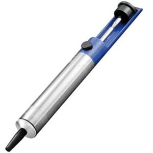 HQ desoldering pump - light metal housing with anti-static Teflon tip