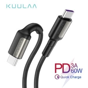 USB-C / Type-C to USB-C / Type-C Zinc Alloy Fast Charging Cable, Length: 2m