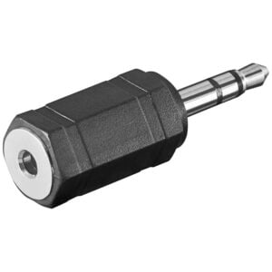 Goobay audio-adapter 3.5mm stereo male to 2.5mm stereo female adapter