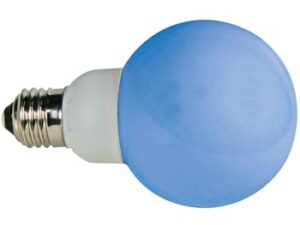 Blue E27 LED Lamp - 230VAC