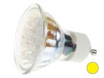 Yellow GU10 LED Lamp - 240VAC