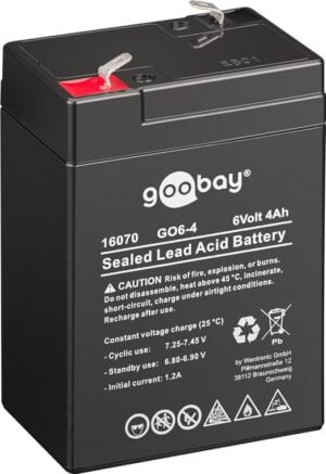 Lead Acid Battery GO6-4 (4000 mAh, 6 V)