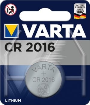 CR2016 (6016) Lithium Button Cell, 3V