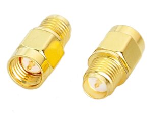 SMA MALE TO RP-SMA FEMALE RF COAXIAL ADAPTER CONNECTOR