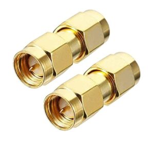 RF Coaxial Adapter Connector SMA Coax Jack Connector SMA Male to SMA Male