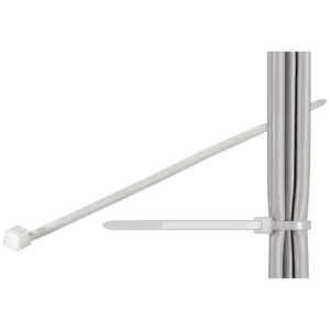 Cable ties, 100mm, White (100pcs.)