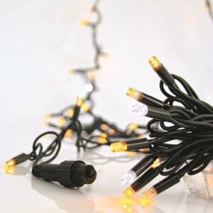 100L LED on RUBBER - 90 Warm, 10 White Flash