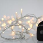 240 LED Warm White, Transparent Wire 12m