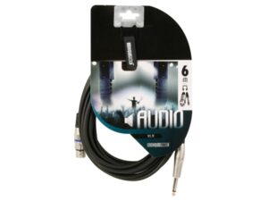 Professional XLR Cable, XLR Female to 6.35mm MONO JACK (6m)