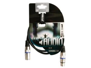 Professional XLR Cable, XLR Male to XLR Female (1m)