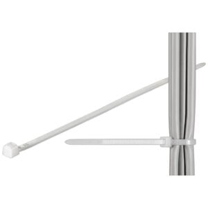 Cable ties, 150mm x 3.6mm White (100pcs.)
