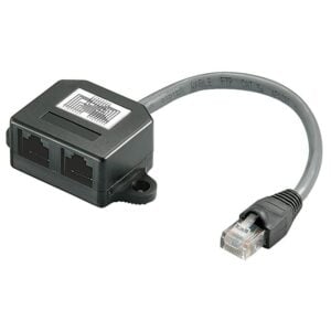 Cable splitter for network connections