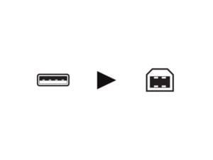 USB 2.0 A Plug - USB 2.0 B Plug, 2.5m (M-M)