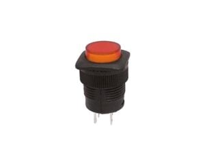 Push-Button Switch OFF-ON with Red LED