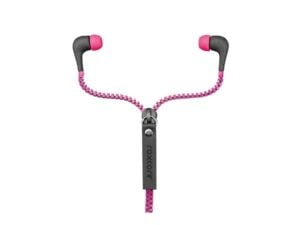 Roxcore® - Zippers- Earphones, Pink
