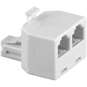 ISDN T-Adapter RJ11/RJ14 plug (6P4C) to , 2 x RJ11/RJ14 jack (6P4C)