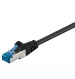 CAT 6a patch cable S/FTP (PiMF),  0.25m-10m - Black