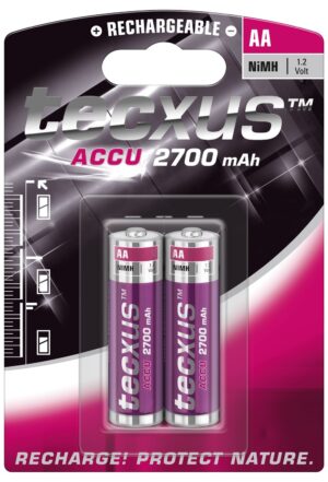 AA (Mignon)/HR6 - 2700 mAh - Nickel-metal hydride battery (NiMH), 1.2 V