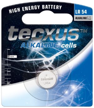 LR54 - alkaline manganese button cell, 1.5 V
