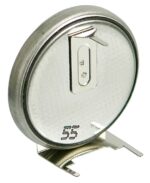 CR2032 - Print assembly, horizontal (3-Pin) - lithium button cell, 3 V