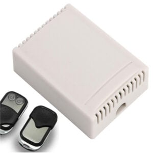 ANGA Wireless Receiver 12V DC 2 channels & Remote Control (433MHz)
