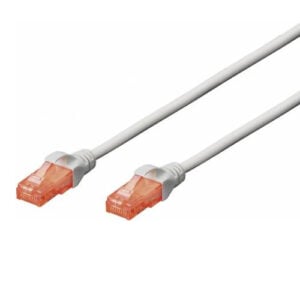 CAT 6 Network cable, U/UTP 15m, Grey