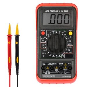 DIGITAL MULTIMETER - 24 RANGES / CAT II 700 V - CAT III 600 V / HOLD / AUTO POWER OFF / TEMP / 15 A AC & DC