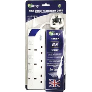 3-Way Extension 3m - White