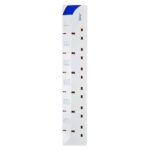 6-Way Extension 2m - White