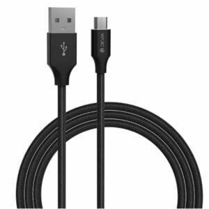 DEVIA Braided USB 2.0 to micro USB Cable - 1m