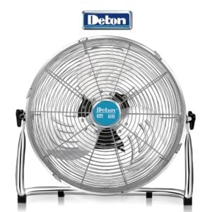 DETON Industrial Floor Fan 18″ Chrome Plate