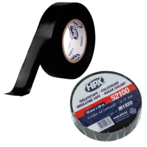 HPX Insulation Tape 19mm x 20m - Black