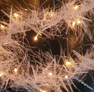 Acrylic Stalactites with 50L Clear Mini Lights