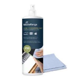 Screen Cleaning Liquid + Microfibre Cloth 250ml