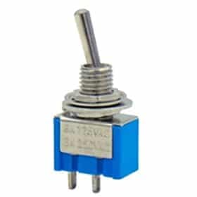 Mini Toggle Switch - Single Pole 2P ON-OFF 3A/250V