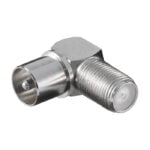 Angle Adapter IEC Male to F Female 90°