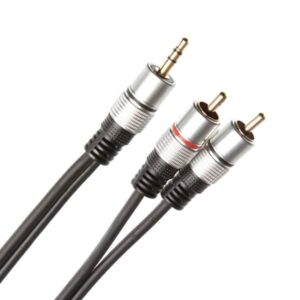 Jack Stereo 3.5mm - 2*RCA Professional Cable 5M