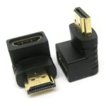 Adapter HDMI male to HDMI female 90°