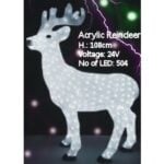 3D ACRYLIC LED REINDEER
