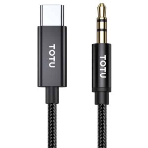 Type-C /USB-C to 3.5mm AUX Audio Cable 1m - Black