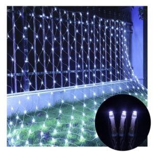 LED Net Light Curtain 4x6m Cold White Waterproof