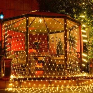 LED Net Light Curtain 4x6m Warm Light Waterproof