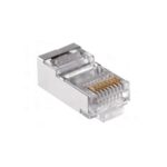 CAT6 Pass-Through RJ45 Type Plug x10 FTP 8P8C