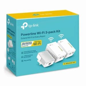 AV600 Powerline WiFi Range Extender Triple Kit -  TL-WPA4220 TKIT